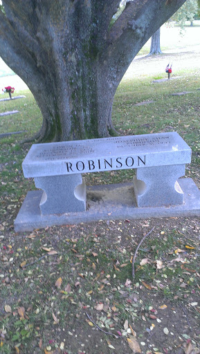 Family Robinson Memorial Bench And Tree
