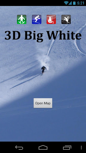 3D Big White Trail Map