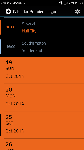 【免費運動App】Calendar Premier League-APP點子