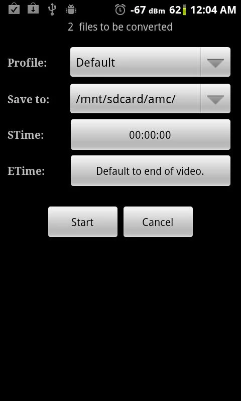    Video Converter Android- screenshot  