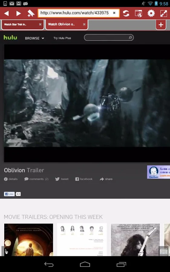 Photon Flash Player & Browser - screenshot