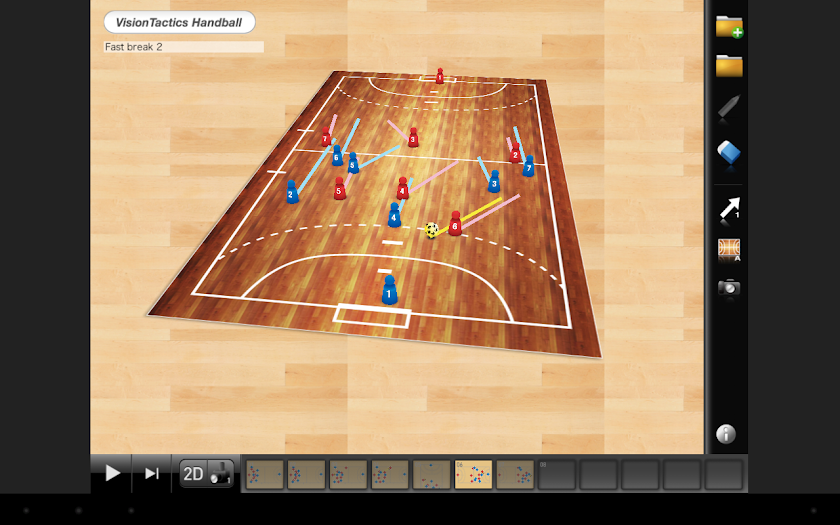 VisionTactics Handball Screen 3