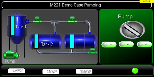 Android application ScadaTouch Basic (HMI-Modbus) screenshort