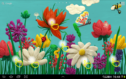 【免費個人化App】Plasticine Spring flowers LWP-APP點子