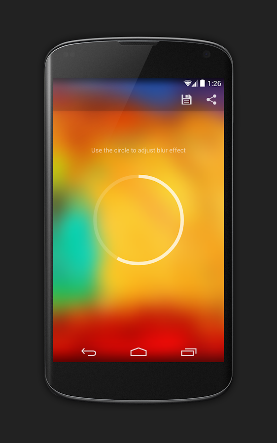 Blurone -Blur effect wallpaper - screenshot