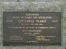 Centennial commemorative plaque