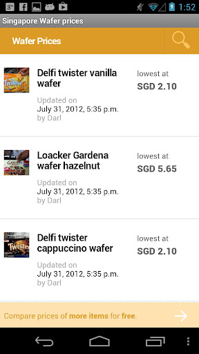 Singapore Wafer prices