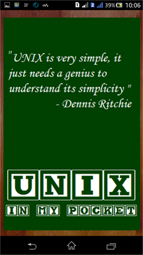UNIX - In My Pocket