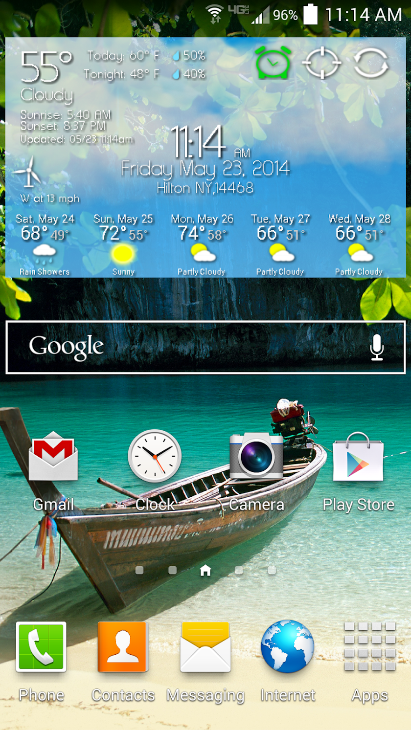 Ultimate Weather Widget. Screen 3