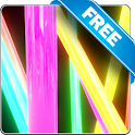 Neon lights free livewallpaper logo