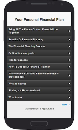 Your Personal Financial Plan