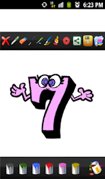 English numbers poster 2