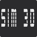 Sim 3D logo