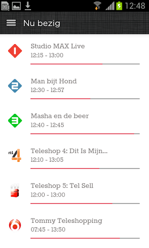 iFanzy tv-gids voor mobiel