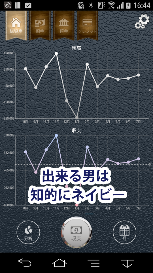 俺の家計簿～待望の男性向け家計簿！～ Screen 2