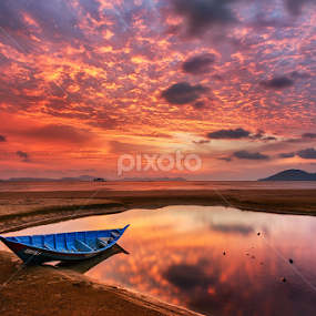 Sunset Reflection by Bobby Bong - Landscapes Sunsets & Sunrises