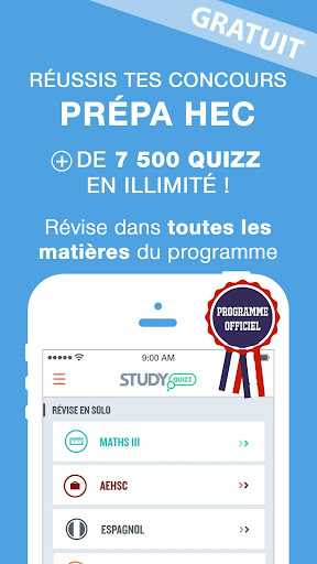 Prépa HEC Study Quizz