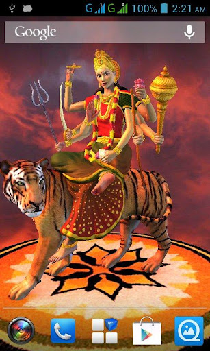 3D Durga Maa Live Wallpaper