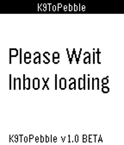 k9 to pebble - screenshot