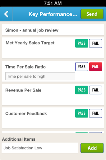 Pass or Fail Checklist Manager