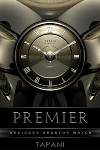 PREMIER Designer Clock Widget - náhled