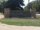 Indian Rock Park North Sign