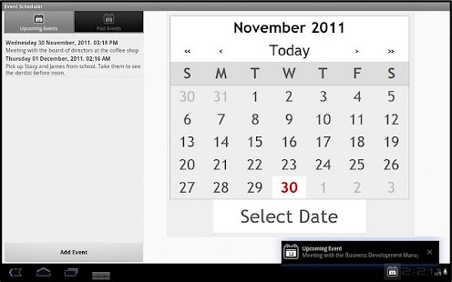 Free Events Scheduler APK