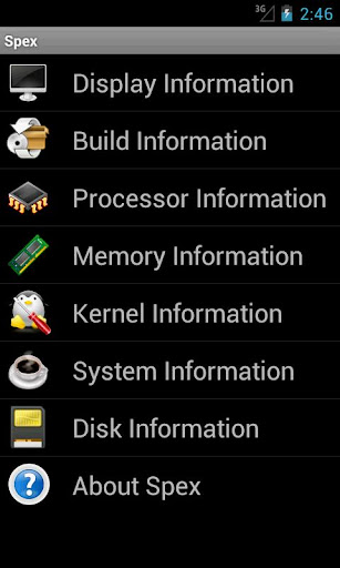 Spex - System Info