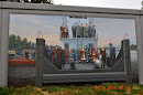 Christening the Towboat Eleanor Mural