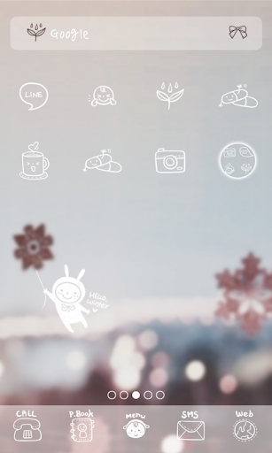 hello winter dodol theme