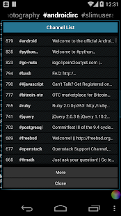 Android IRC - Internet Chat - screenshot thumbnail