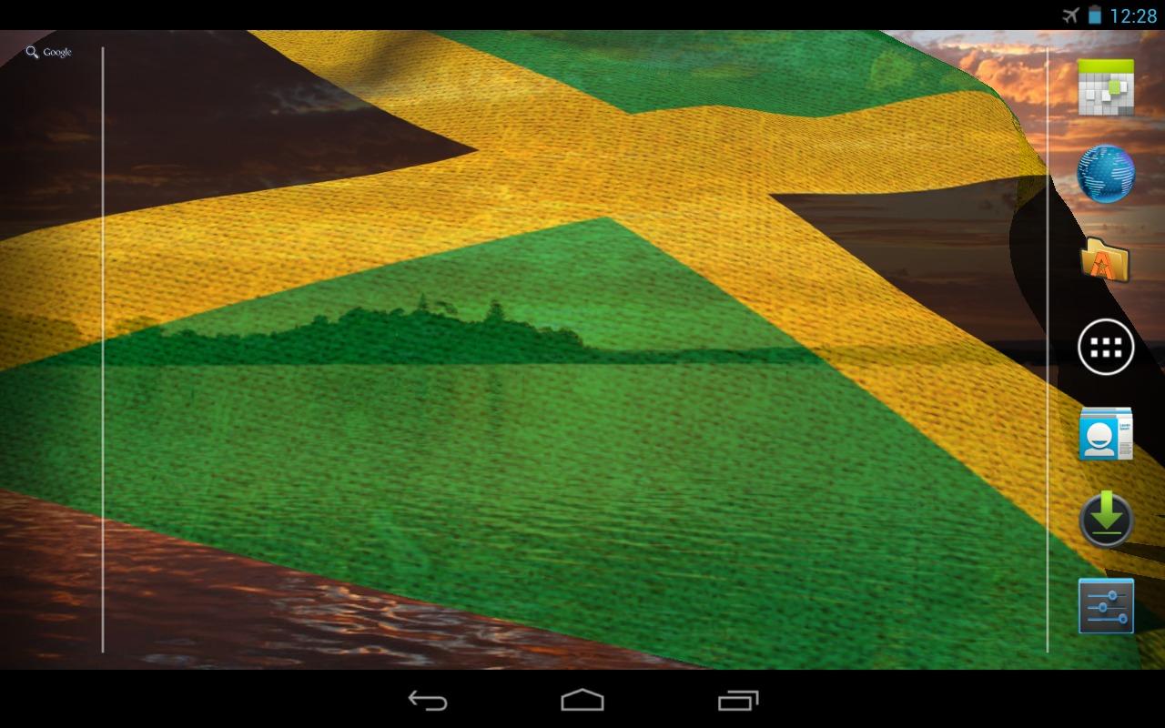 3D Jamaica Flag Live Wallpaper Android Apps On Google Play