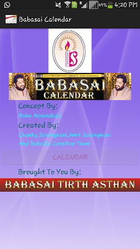 BabaSai Calendar
