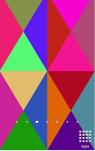 Android application Beautiful Geometry LWP screenshort