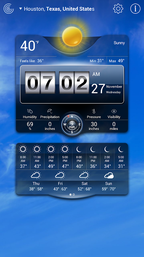 Animasi Cuaca - screenshot
