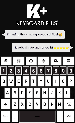 Black and White Keyboard