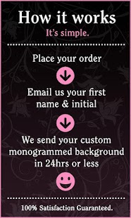 Pink Striped Monogram Locker ★ Screenshots 2