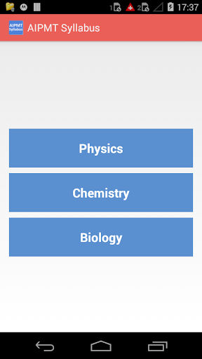 AIPMT Syllabus