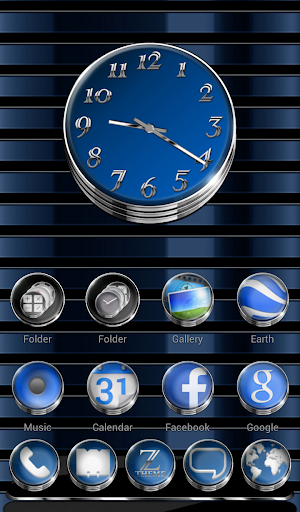 Next Launcher Theme Zaphire 3D