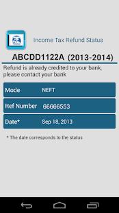 Income TAX Refund Status Screenshots 1