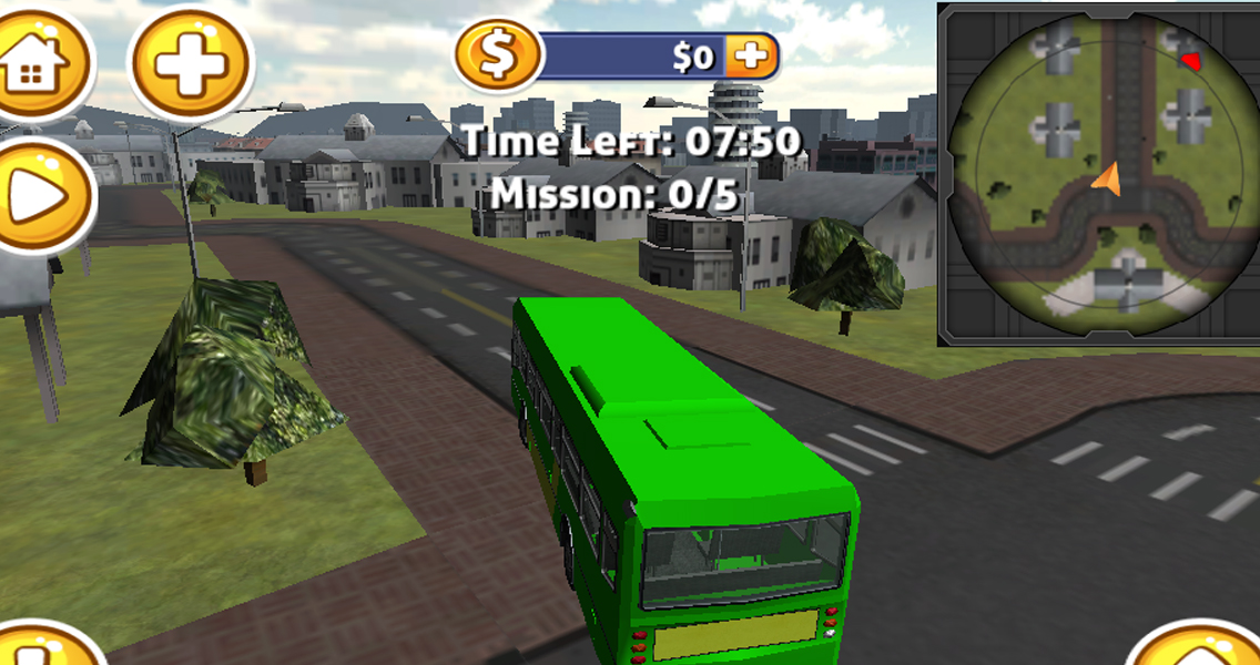 Transportasi Bus tugas sopir android games}