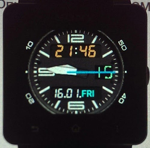 Android application Military clock for SmartWatch screenshort
