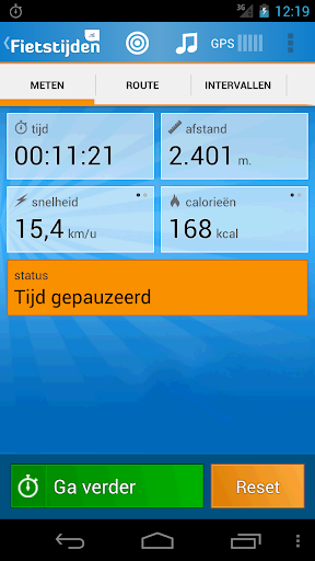 Fietstijden.nl - GPS fiets-app
