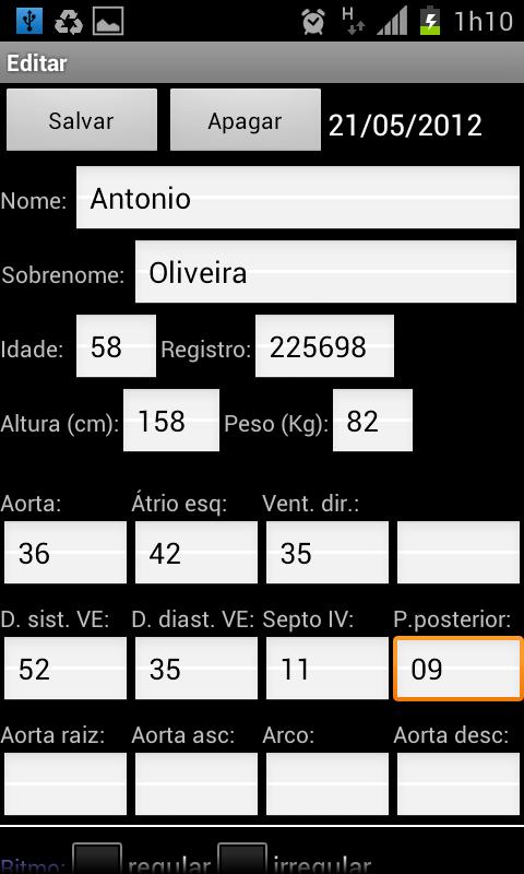 Android application Ecocardio 1.0 - Ecocardiograma screenshort