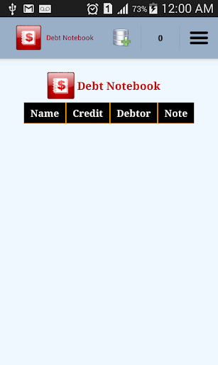 Debt Notebook