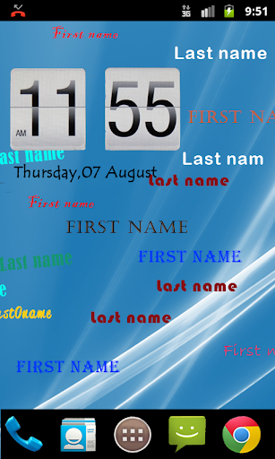 My Name Live wallpaper