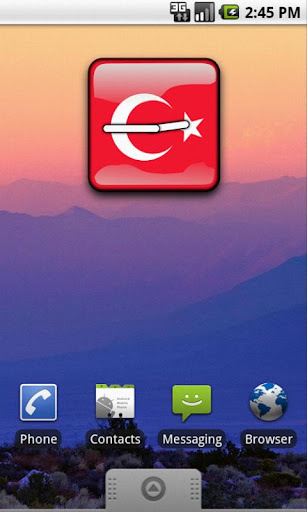 Turkey Flag Clock Widget