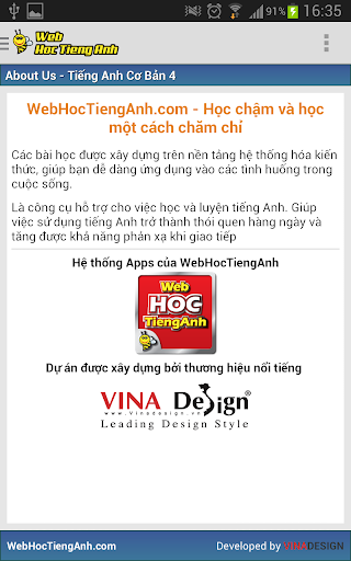 【免費教育App】Tiếng Anh Cơ Bản 4-APP點子