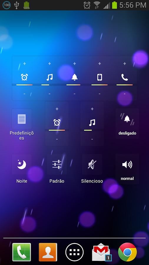 Persist + (controle de volume) - screenshot