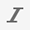 Gmail Compose Italic icon